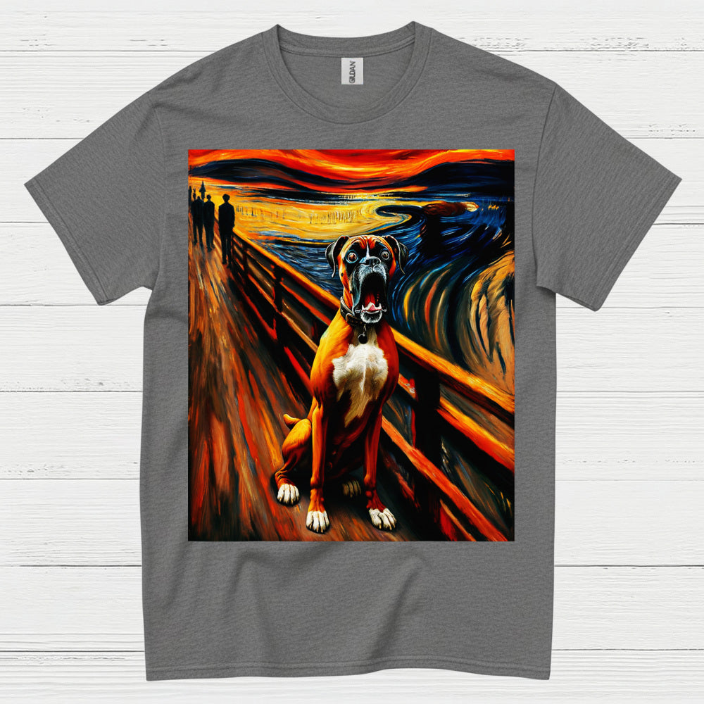 Expression Art Boxer Dog T Shirt