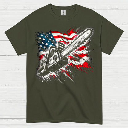 American Chainsaw Patriot T Shirt