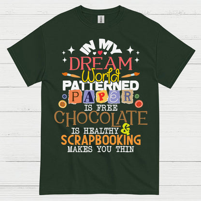 In My Dream World Patterned Paper Scrapbooking T Shirt