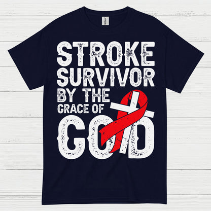 Stroke Survivor By The Grace Of God T Shirt