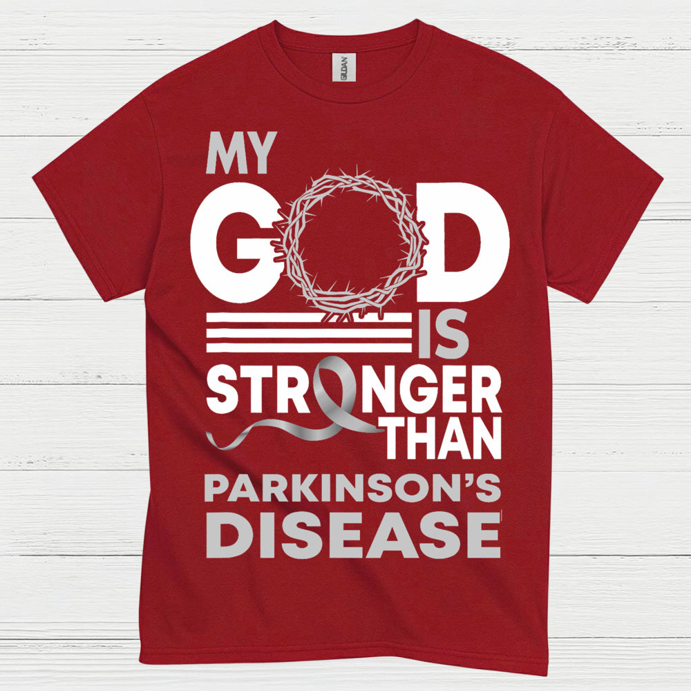 My God Is Stronger Parkinsons Faith T Shirt