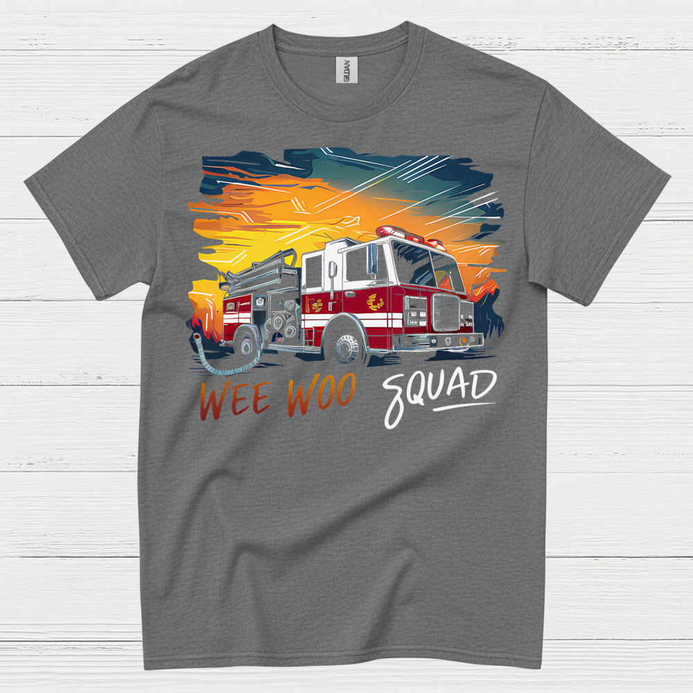 Wee Woo Squad Firefighter T Shirt