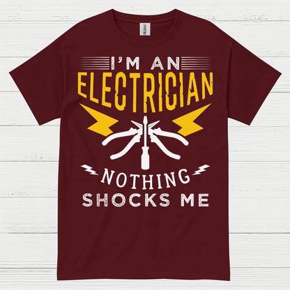 Electrician Nothing Shocks Me T Shirt