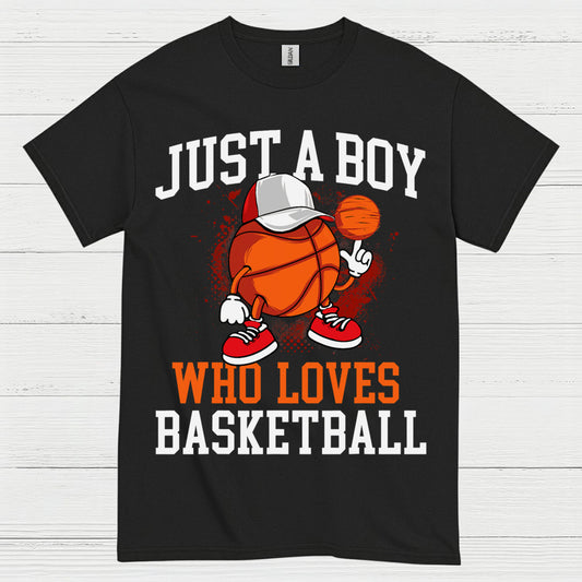 Just A Boy Who Loves Basketball T Shirt