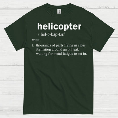 Helicopter Definition Aviation Humor T Shirt