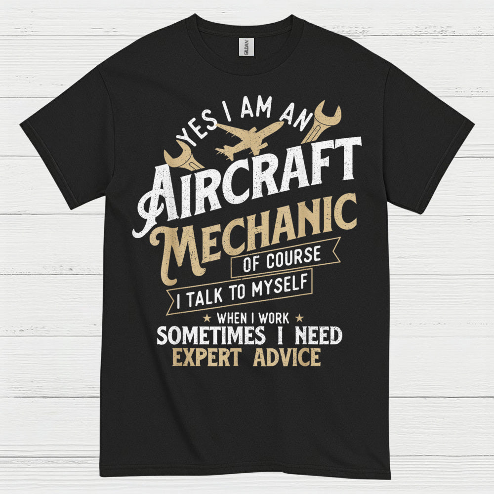 Funny Aircraft Mechanic Expert Advice T Shirt