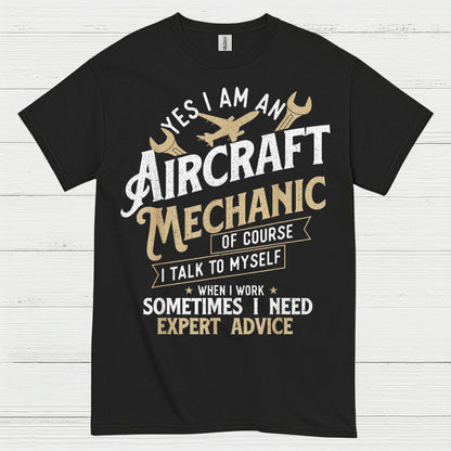 Funny Aircraft Mechanic Expert Advice T Shirt