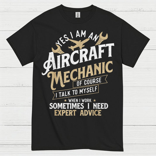 Funny Aircraft Mechanic Expert Advice T Shirt