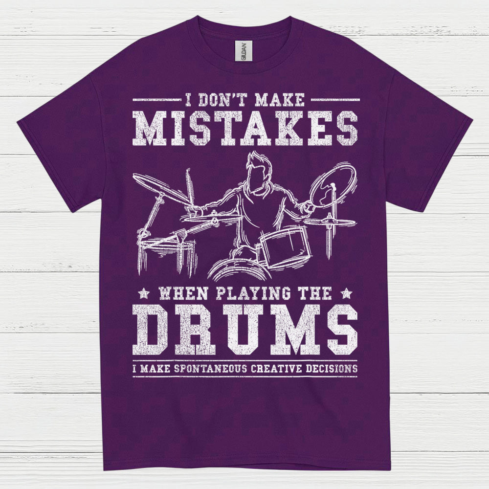 No Mistakes Drummer T Shirt