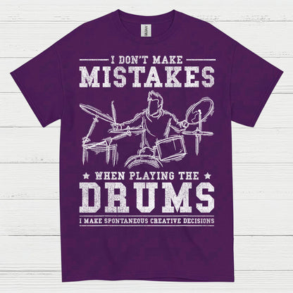 No Mistakes Drummer T Shirt