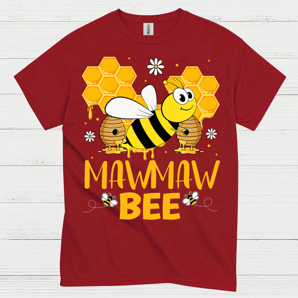 Mawmaw Bee Cute Grandma T Shirt