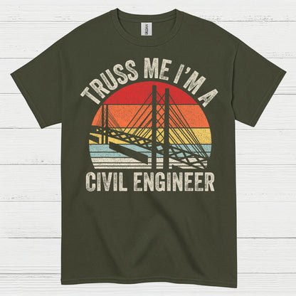 Civil Engineer Bridge T Shirt