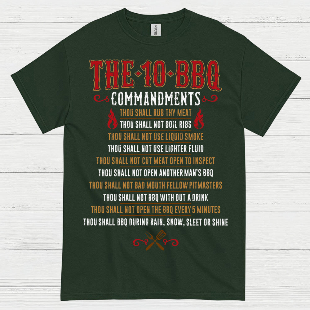 The 10 BBQ Commandments T Shirt
