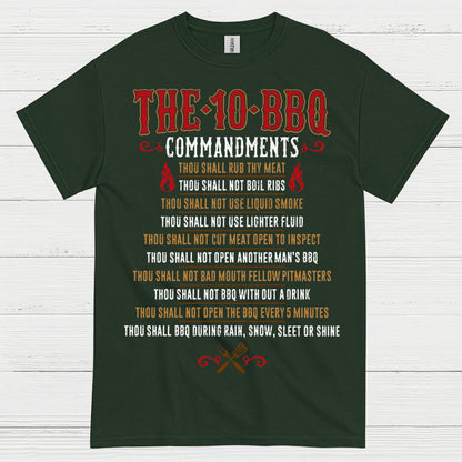 The 10 BBQ Commandments T Shirt