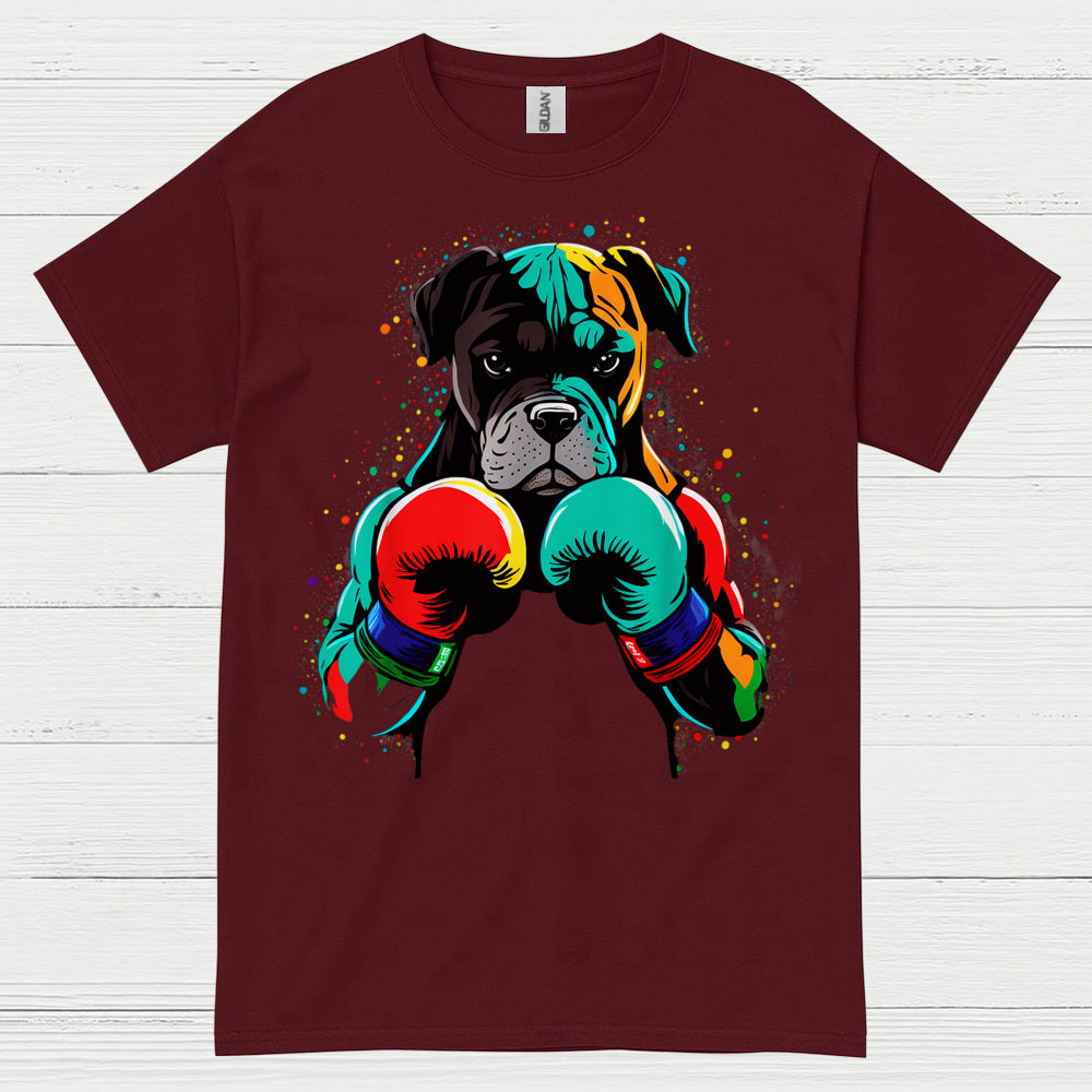 Boxer Boxing Gloves Art T Shirt