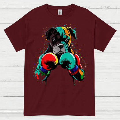 Boxer Boxing Gloves Art T Shirt