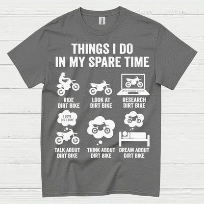Funny Dirt Bike Lifestyle Graphic T Shirt