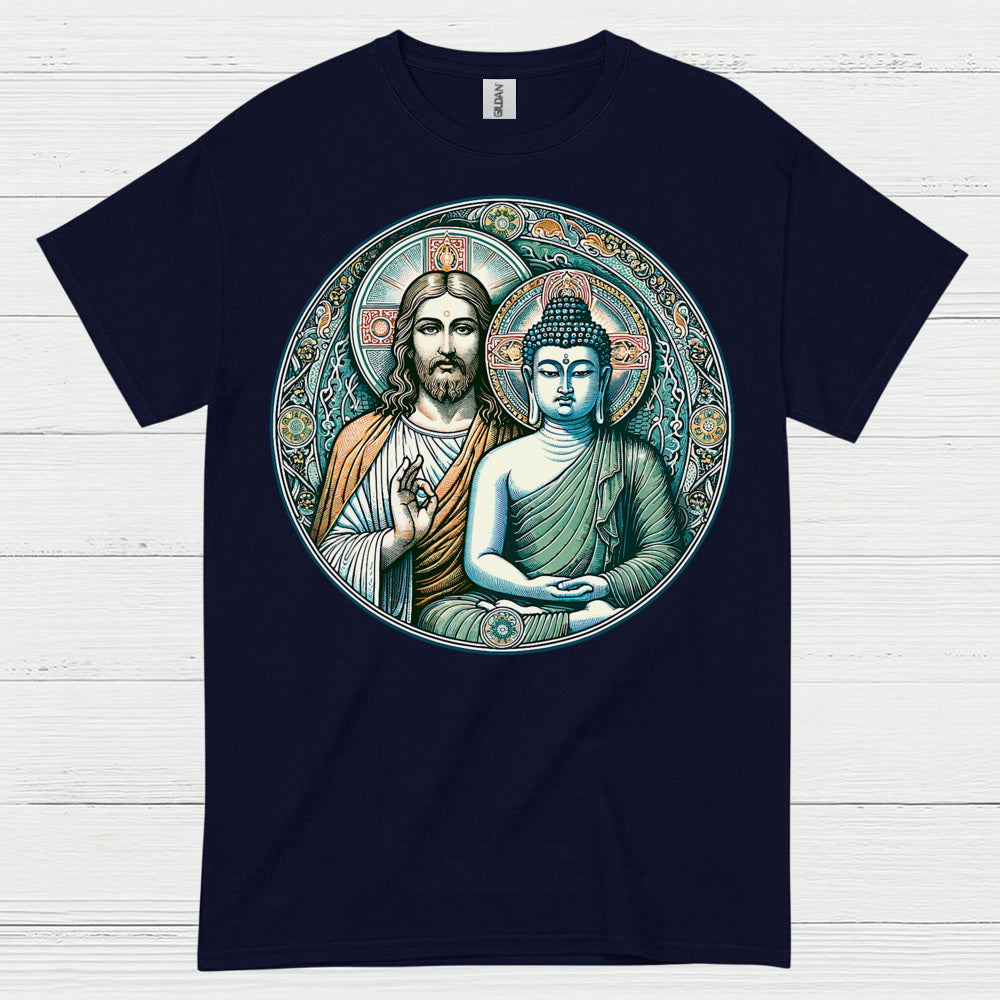 Jesus Buddha Harmony Spiritual T Shirt