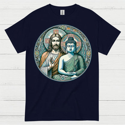 Jesus Buddha Harmony Spiritual T Shirt