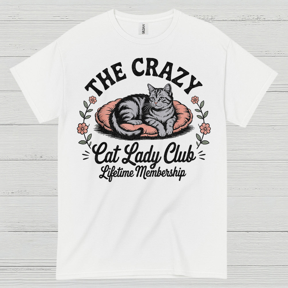 Crazy Cat Lady Club T Shirt