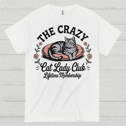 Crazy Cat Lady Club T Shirt