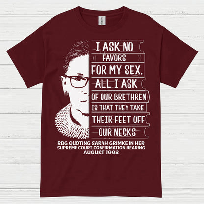 I Ask No Favors For My Sex Quote T Shirt