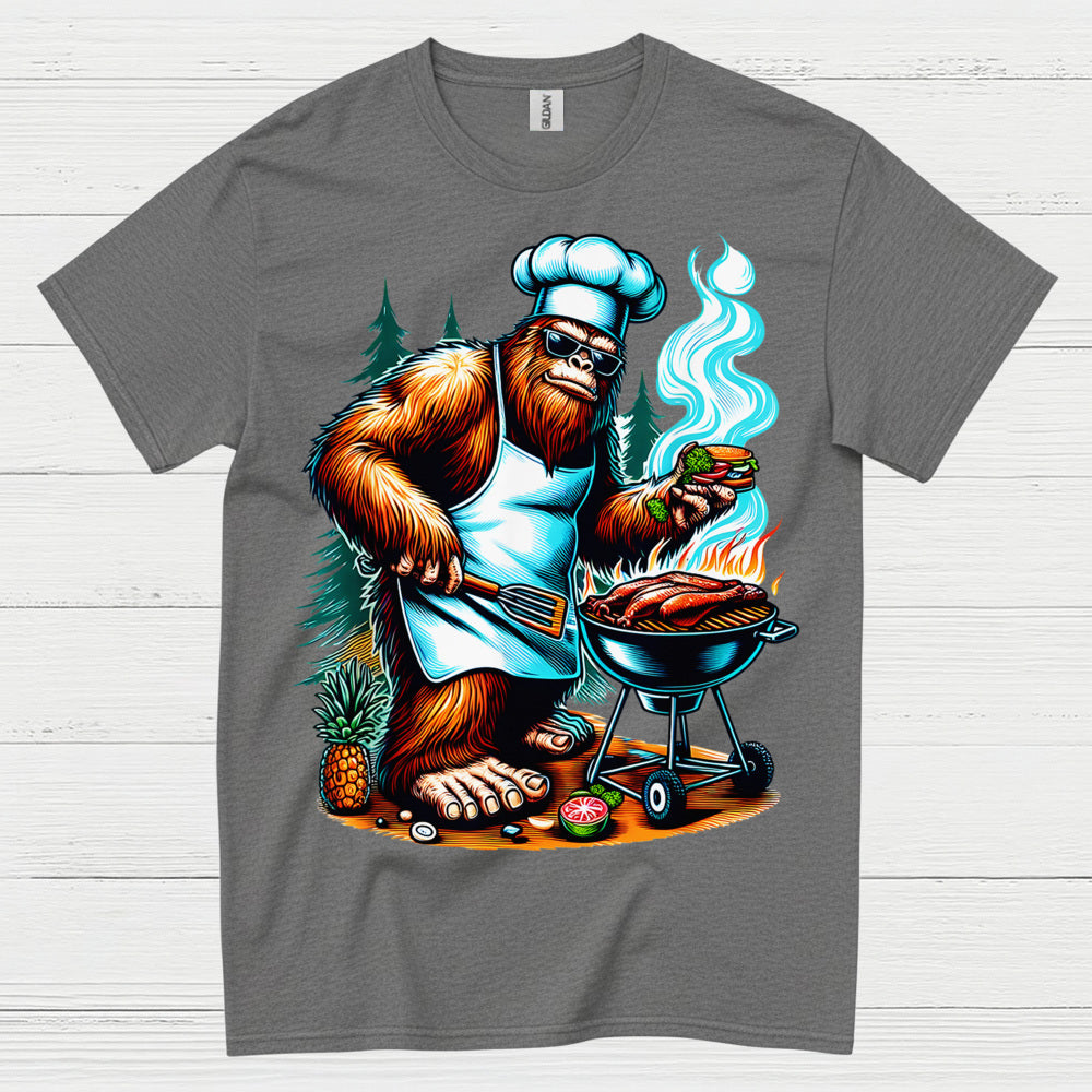 Bigfoot BBQ Grilling T Shirt