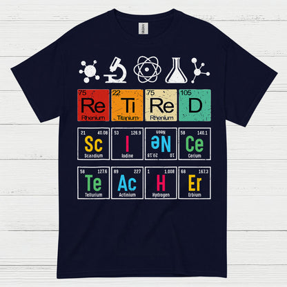 Science Teacher Retired T Shirt