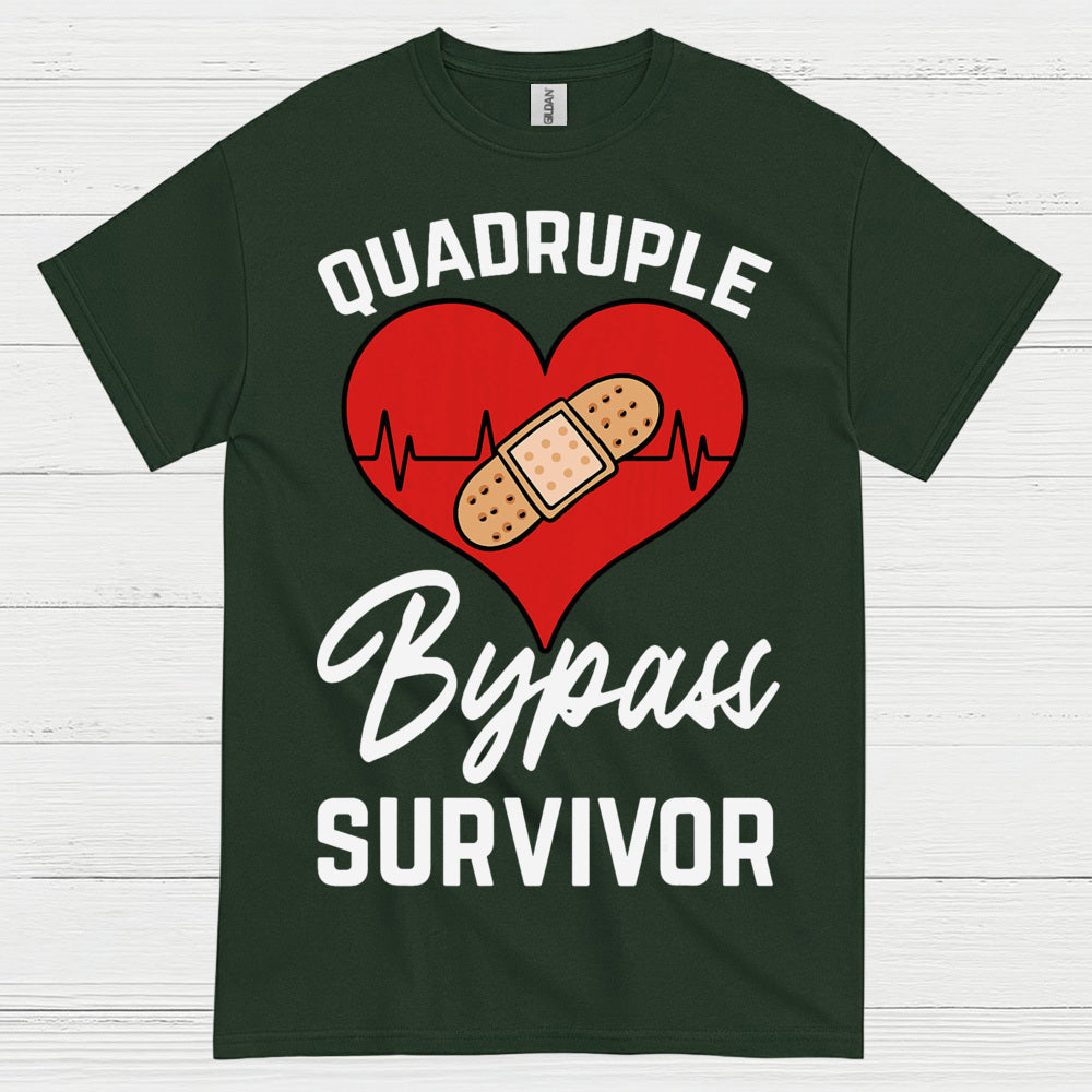 Quadruple Bypass Survivor T Shirt