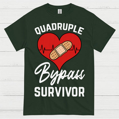 Quadruple Bypass Survivor T Shirt