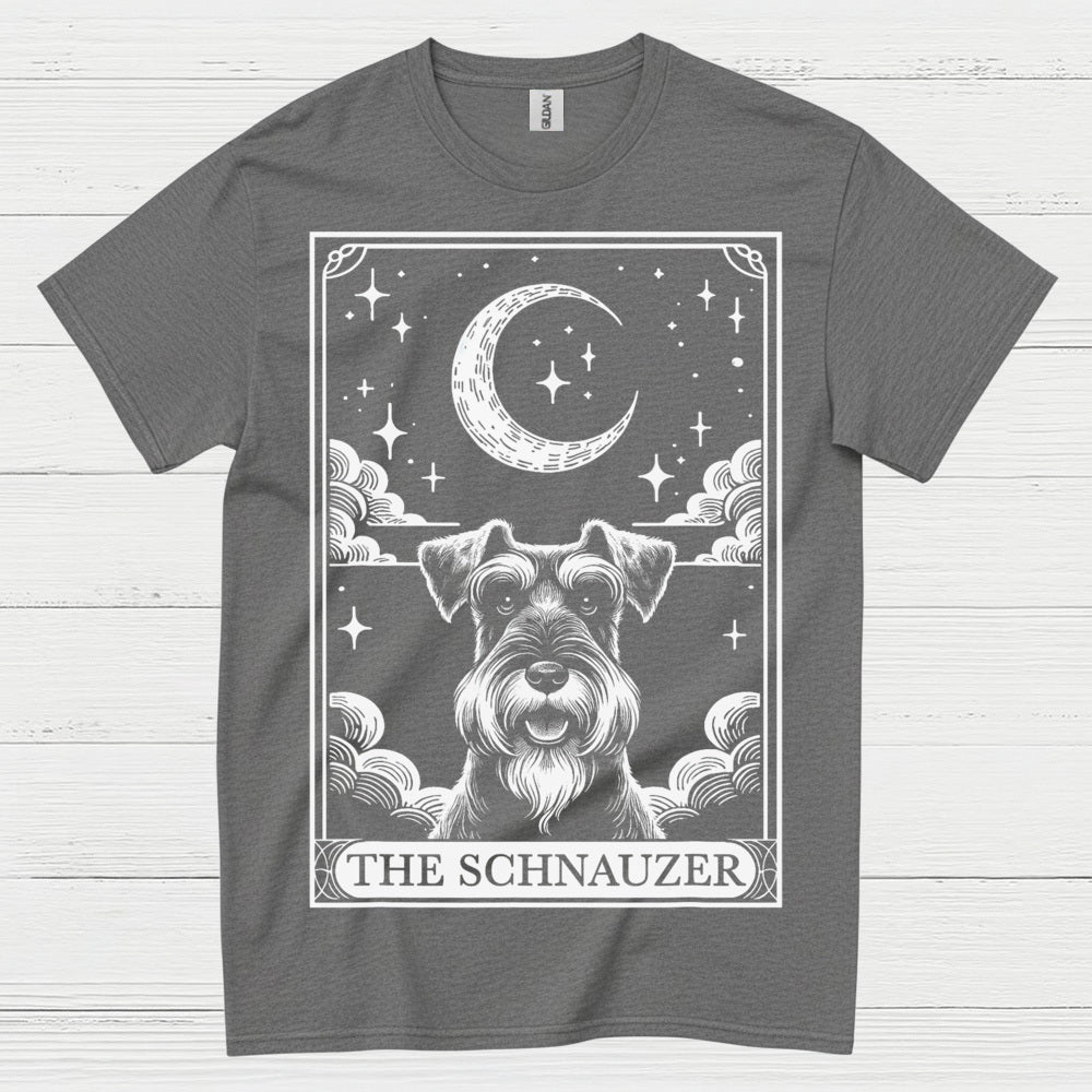 Mystic Schnauzer Moon Art Dog Lover T Shirt