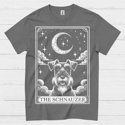 Mystic Schnauzer Moon Art Dog Lover T Shirt