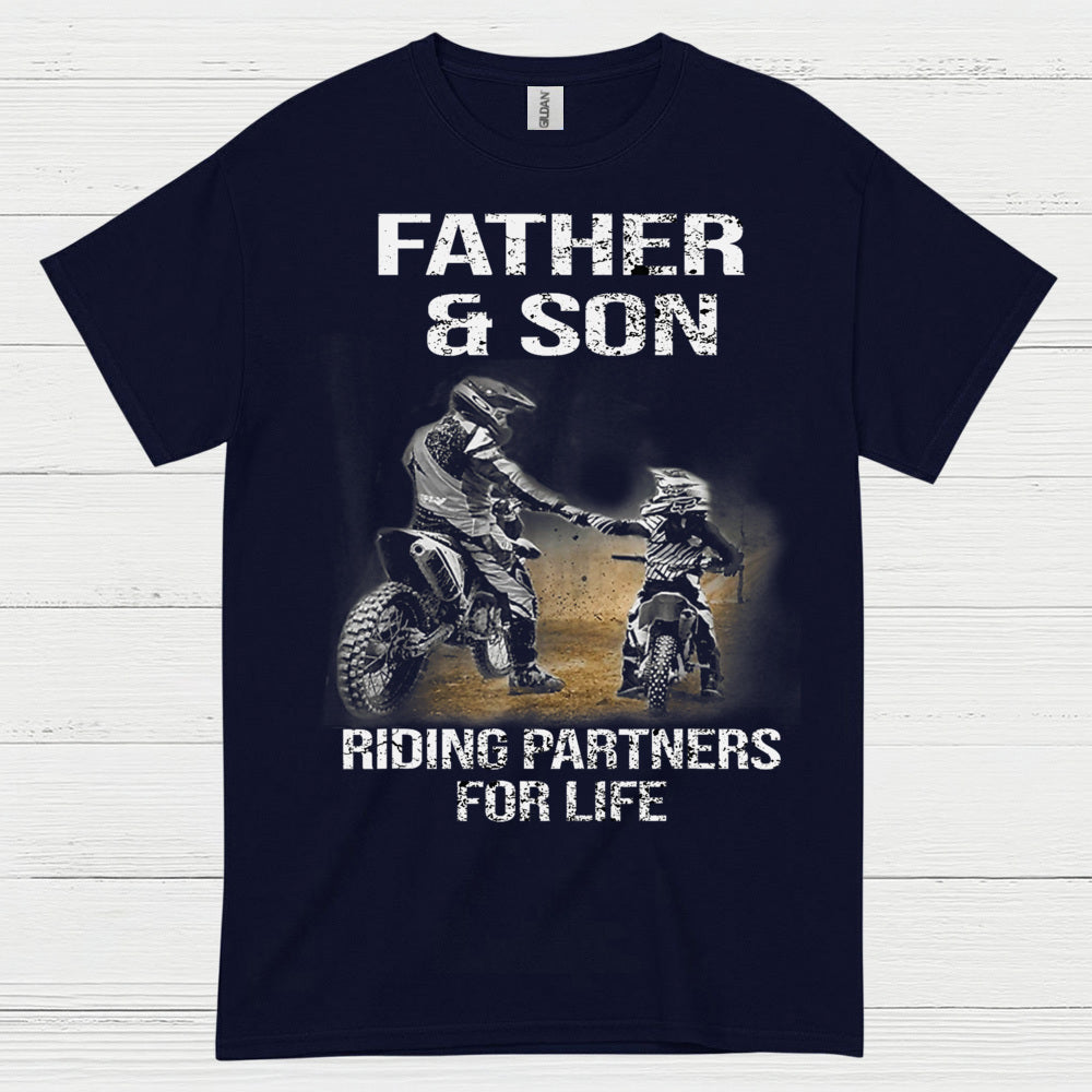 Father And Son Riding Partners For Life T Shirt