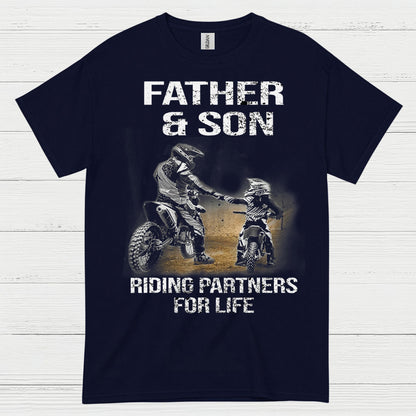 Father And Son Riding Partners For Life T Shirt