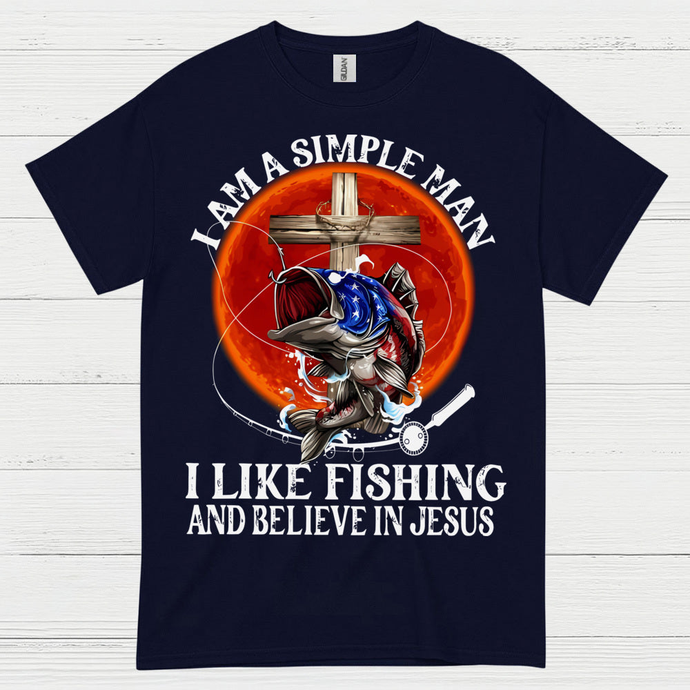 I Like Fishing And Believe In Jesus T Shirt