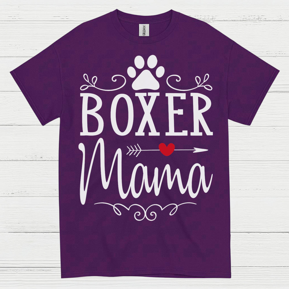 Boxer Mama Dog T Shirt