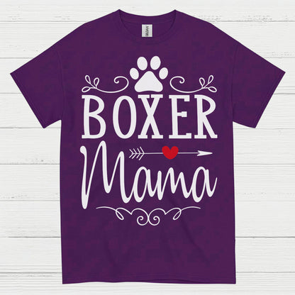 Boxer Mama Dog T Shirt