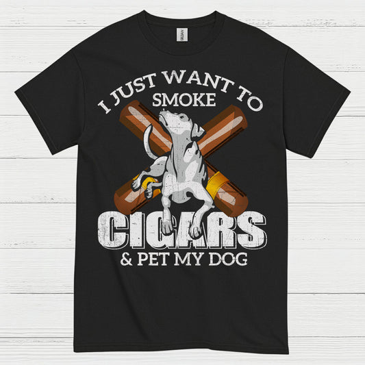 I Just Want To Smoke Cigars T Shirt