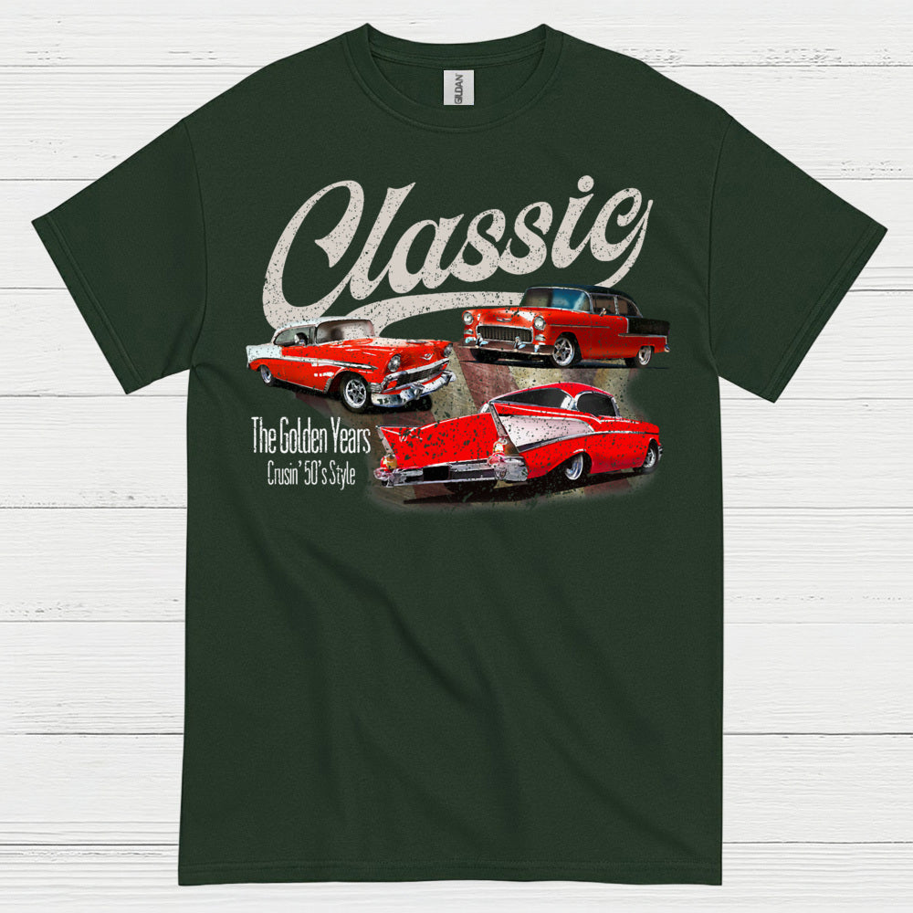 Classic Golden Years Car T Shirt