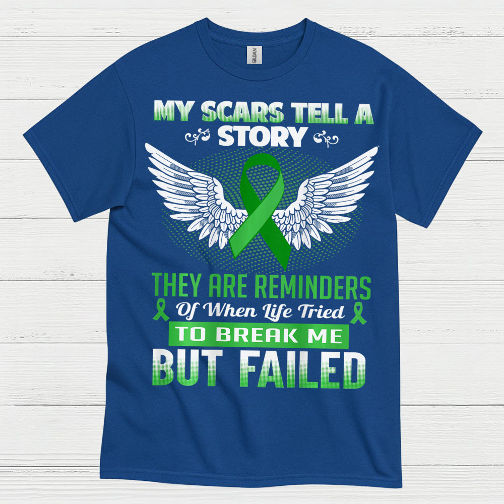 My Scars Tell A Story Strength Awareness T Shirt