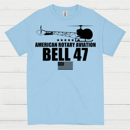 Bell 47 American Rotary Aviation T Shirt