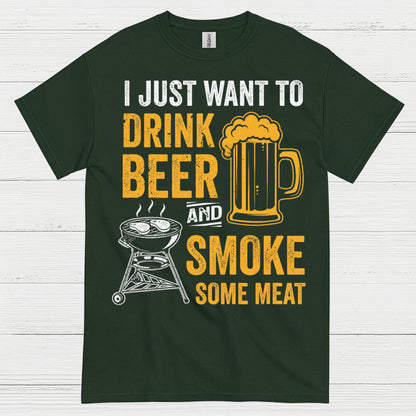 Drink Beer And Smoke Some Meat T Shirt