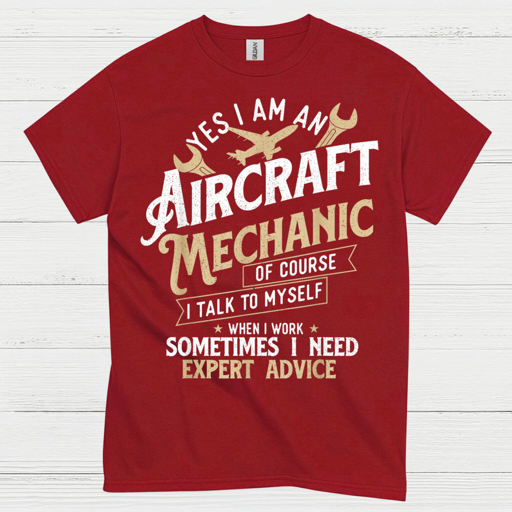 Funny Aircraft Mechanic Expert Advice T Shirt