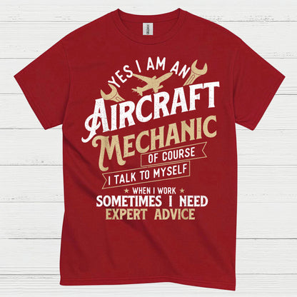 Funny Aircraft Mechanic Expert Advice T Shirt