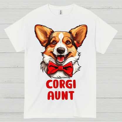Corgi Aunt Cute Dog Lover T Shirt