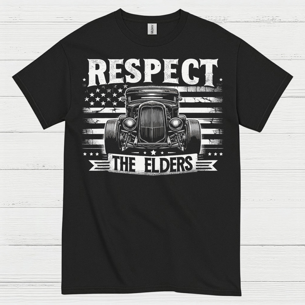 Respect The Elders Hot Rod T Shirt