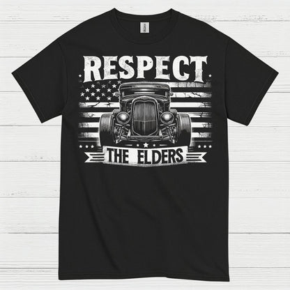 Respect The Elders Hot Rod T Shirt