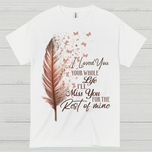 Forever In My Heart Memorial Feather T-Shirt