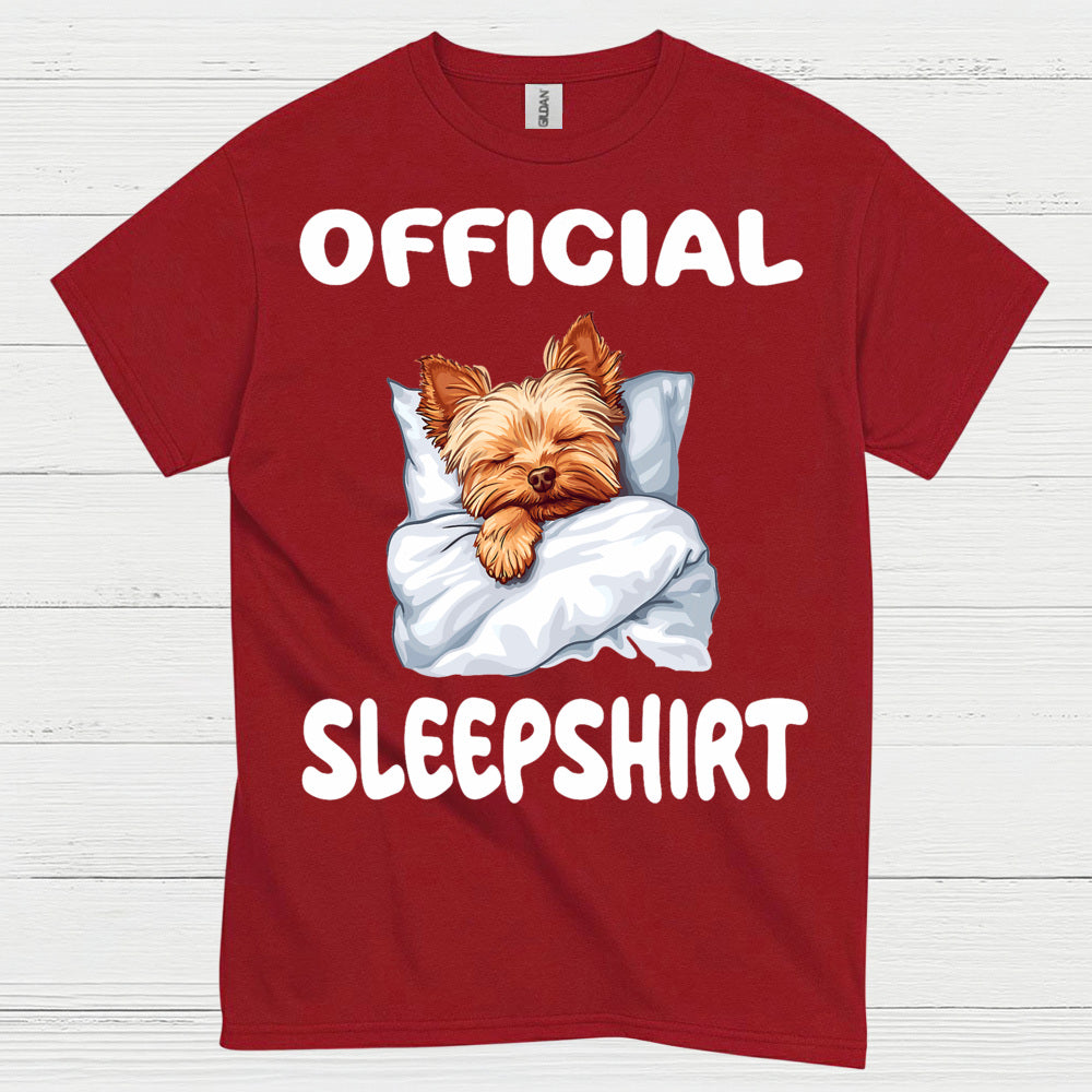 Official Sleep Shirt Funny Dog T Shirt