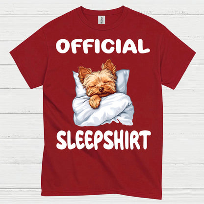 Official Sleep Shirt Funny Dog T Shirt